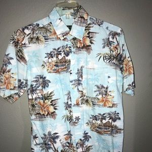 Hawaiian style button up/down